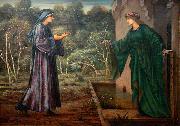 Edward Burne-Jones The Pilgrim at the Gate of Idleness Sweden oil painting artist